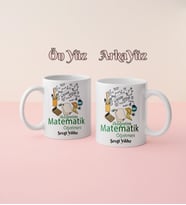 İlköğretim Matematik Öğretmeni Kupa Bardak Kişiye Özel