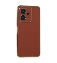 Vivo Y22 2022 Kılıf Volet Silikon - Kırmızı