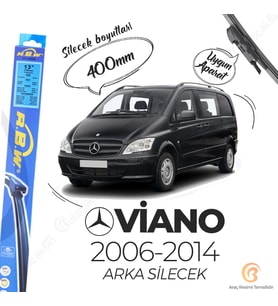 RBW Arka Silecek Mercedes Viano 2011-2014 ile uyumlu (Siyah)