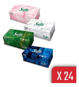 Sofia Kutu Mendil 100 Yaprak x 24