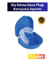 Özel Üretim Diş Çene Sıkma Gece Plağı Koruyucu Aparatı Önleyici Dişlik Uyku Aparatı Gıcırdatma