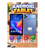 10.1 İnç IPS LCD Android Tablet 8 GB RAM 256 GB Hafıza – Çift SIM 4G LTE 6800 mAh