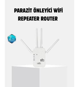 Antenli Wifi Repeater 300m2 Kapsama Alanı Wpa3 Güvenlikli