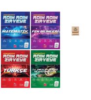 Newton LGS 8. Sınıf Adım Adım Zirveye Matematik Fen Türkçe İnkılap Fasikülleri 4lü Set