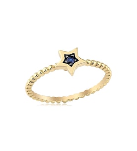 0.05 Karat Safir Yıldız Chocolate Yüzük PY1091-5