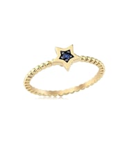 0.05 Karat Safir Yıldız Chocolate Yüzük PY1091-5