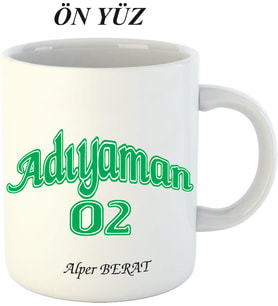 Kişiye Özel Hediyelik Adıyaman 02 Kupa Bardak