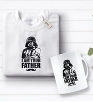 BK Gift Kişiye Özel Babalar Günü Tasarımlı Beyaz Tişört ve Kupa Seti-1 (Model 1)