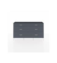 Arges Konsol 6 Çekmeceli  176x30x99 Aytaşı-Antrasit