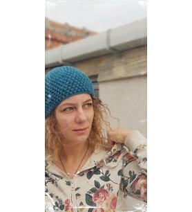 Unisex Erkek Bere- Kadın Bere Grain Mavi Bere