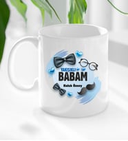 BK Gift Kişiye Özel Babalar Günü Hediyesi Yakışıklı Babam Tasarımlı Kupa Bardak-1