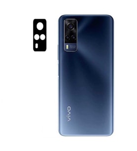Vivo Y53S 4G 3D Kamera Lens Koruma Camı (Siyah)
