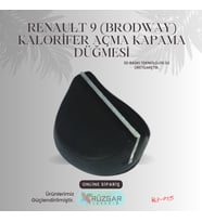 Renault 9 Brodway Kalorifer Açma Kapama Düğmesi (Siyah)