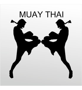 Folyo Sticker Muay Thai 50cm Uzunluk (Karışık)