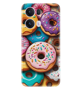 Oppo Reno 13F Kılıf Boutique Baskılı Resimli Donut Pcode -031
