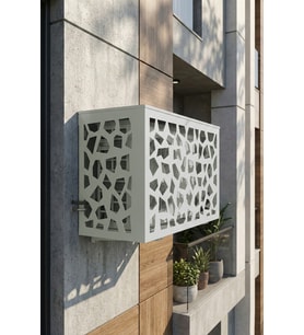 Klima Motoru/Dış Ünite Gizleme/Koruma Kafesi L 120x62x110(H) Stone