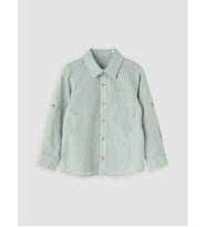 LC WAIKIKI Yeşil Regular Fit Erkek Çocuk Gömlek