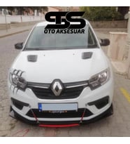 Renault Symbol Thalia Uyumlu Piano Black Kaput Üstü Havalandırma Izgarası