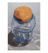 Bormioli Rocco Lampedusa Vaso 1,0 Gök Mavisi 1000cc Mantar Kapaklı Cam Kavanoz  209549