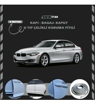 Bmw F30 Oto Araç Kapı Koruma Fitili 5metre Parlak Gri Renk
