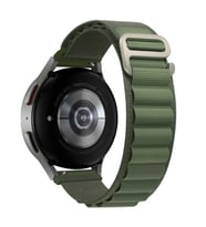 Xiaomi Redmi Watch 5 Active / Redmi Watch 5 Lite Uyumlu Kordon Naylon Örgülü, Metal Tokalı Kayış (Yeşil)
