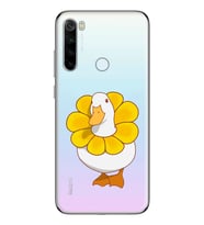 Redmi Note 8 Uyumlu Tatlı Ördek Desenli Şeffaf Telefon Kılıfı