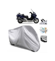 Honda Sw T600 (bağlantı Tokalı) Uyumlu SolarBlock Prime Motosiklet Brandası Örtüsü (Siyah)