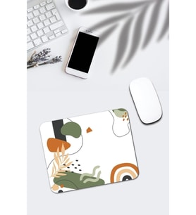 Renkli Çizim Baskılı Kaymaz Tabanlı Mouse Pad