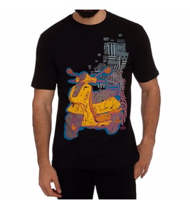 Biggdesign T-Shirt Motorsiklet (Siyah)