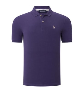 T8561 DEWBERRY ERKEK TSHIRT-DÜZ MOR (Karışık)