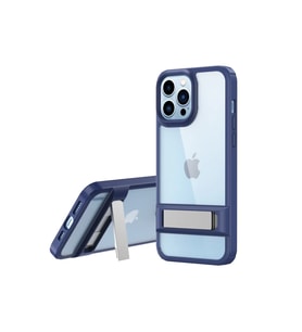 Newface Apple iPhone 13 Pro Kılıf Rolet Stand Kapak - Lacivert