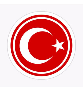 14 CM Türk Bayrağı Araba Sticker Yapıştırma