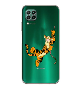 Huawei P40 Lite Uyumlu Baskılı Yumuşak Silikon Şeffaf Telefon Kılıfı