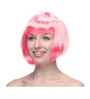 Küt Peruk - Toz Pembe (Açık Pembe)