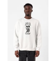 Jack Skellington I Need Candy Beyaz Erkek 2ip Sweatshirt