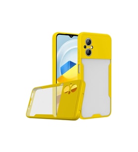 Xiaomi Poco M5 Kılıf Platin Silikon - Sarı