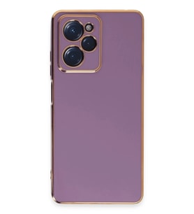 Durukar® Poco X5 Pro 5G Kılıf Volet Silikon - Mor