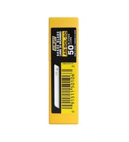 OLFA AB-SOL-50 Standart Tek Gövdeli (Kırımsız) Dar Maket Bıçağı Yedeği (50 li)