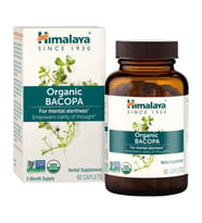 Organic Bacopa for mental alertness 60 Tablet
