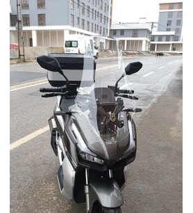 MOTOCAM Küba Rubano 150 Ön Cam 2023-2026 Model 75cm Şeffaf Renkli 4mm UZUN
