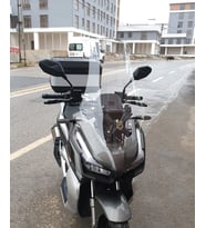 MOTOCAM Küba Rubano 150 Ön Cam 2023-2026 Model 75cm Şeffaf Renkli 4mm UZUN