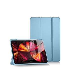Northcity Apple iPad Pro 11 (2024) Kılıf Tablet Smart Kılıf - Mavi