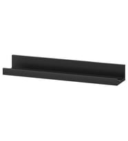 Duvar Rafı Modern Siyah Renk MDF MeridyenDukkan 55 cm Çerçeve-Dekorasyon Rafı