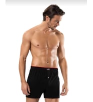 ERDEM 1400 ERKEK PENYE DÜZ RENK BOXER TEKLİ (Siyah)