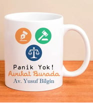 Avukatlara Özel Kupa Bardak - Avukat Burada