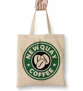 Newquay Coffee Bez Çanta Uzun Saplı