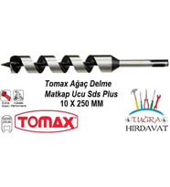 Tomax Sds Plus Ağaç Delme Ahşap Delme Matkap Ucu 10x250