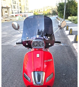 MOTOCAM Küba Az 50 Ön Cam 2023-2026 Model 42cm Siyah Renkli  APARATSIZ