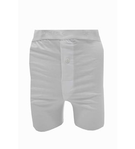 Erkek Likralı Düğmeli 3 Lü Boxer Berrak-1059 (Beyaz)