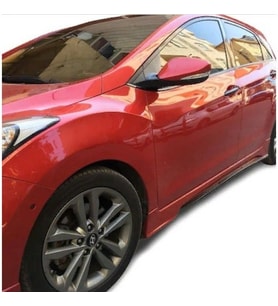 Hyundai İ30 Uyumlu Custom Yan Marşpiyel (Fiber)